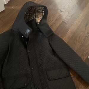 Burberry Black Quilted Kids Puffer Jacket